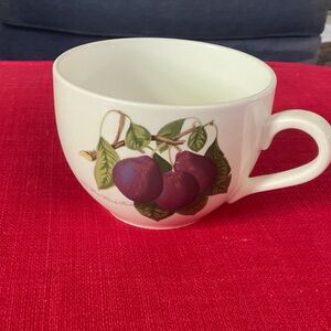 Portmeirion Mug with Purple and Green Fruit Panoma Design